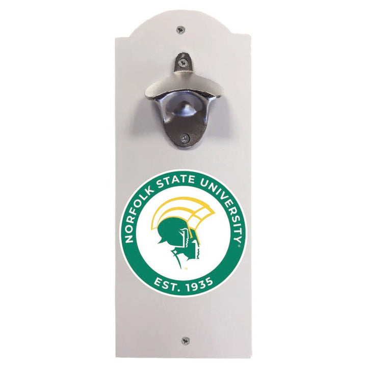 Norfolk State University Wall Mounted Bottle Opener Officially Licensed Collegiate Product Image 2