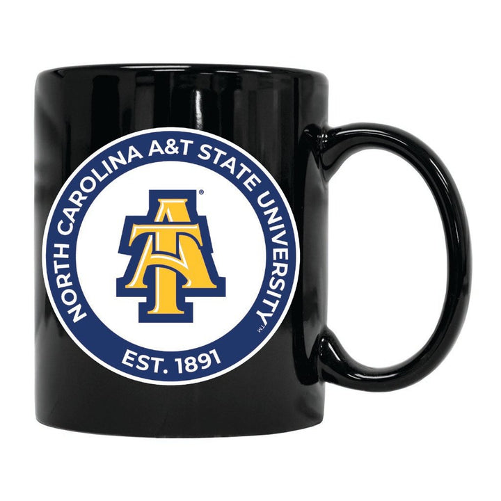 North Carolina AandT State Aggies 12 oz Ceramic Coffee Mug Circle Design Officially Licensed Collegiate Product Image 1