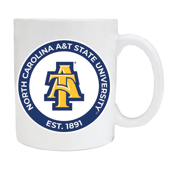 North Carolina AandT State Aggies 12 oz Ceramic Coffee Mug Circle Design Officially Licensed Collegiate Product Image 2