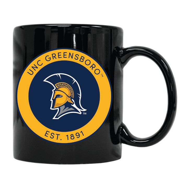 North Carolina Greensboro Spartans 12 oz Ceramic Coffee Mug Circle Design Officially Licensed Collegiate Product Image 2