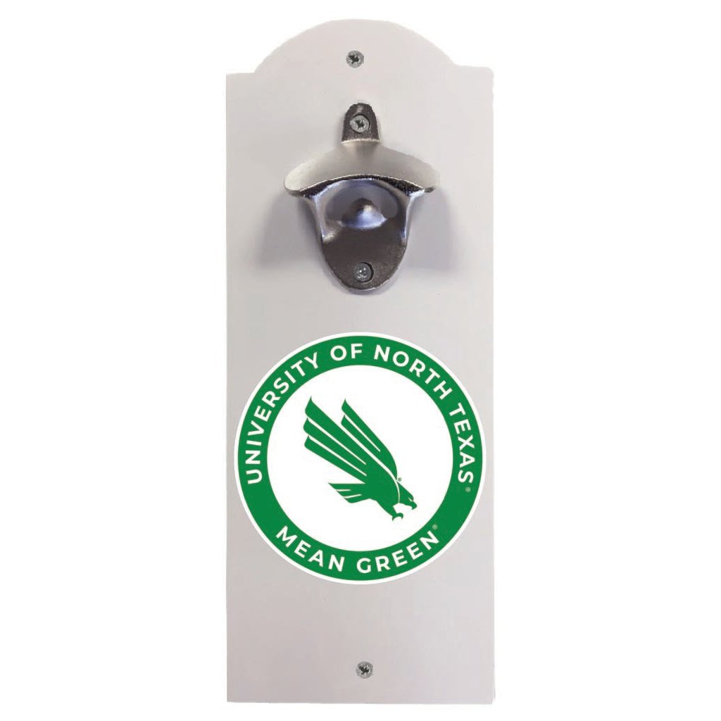 North Texas Wall Mounted Bottle Opener Officially Licensed Collegiate Product Image 2