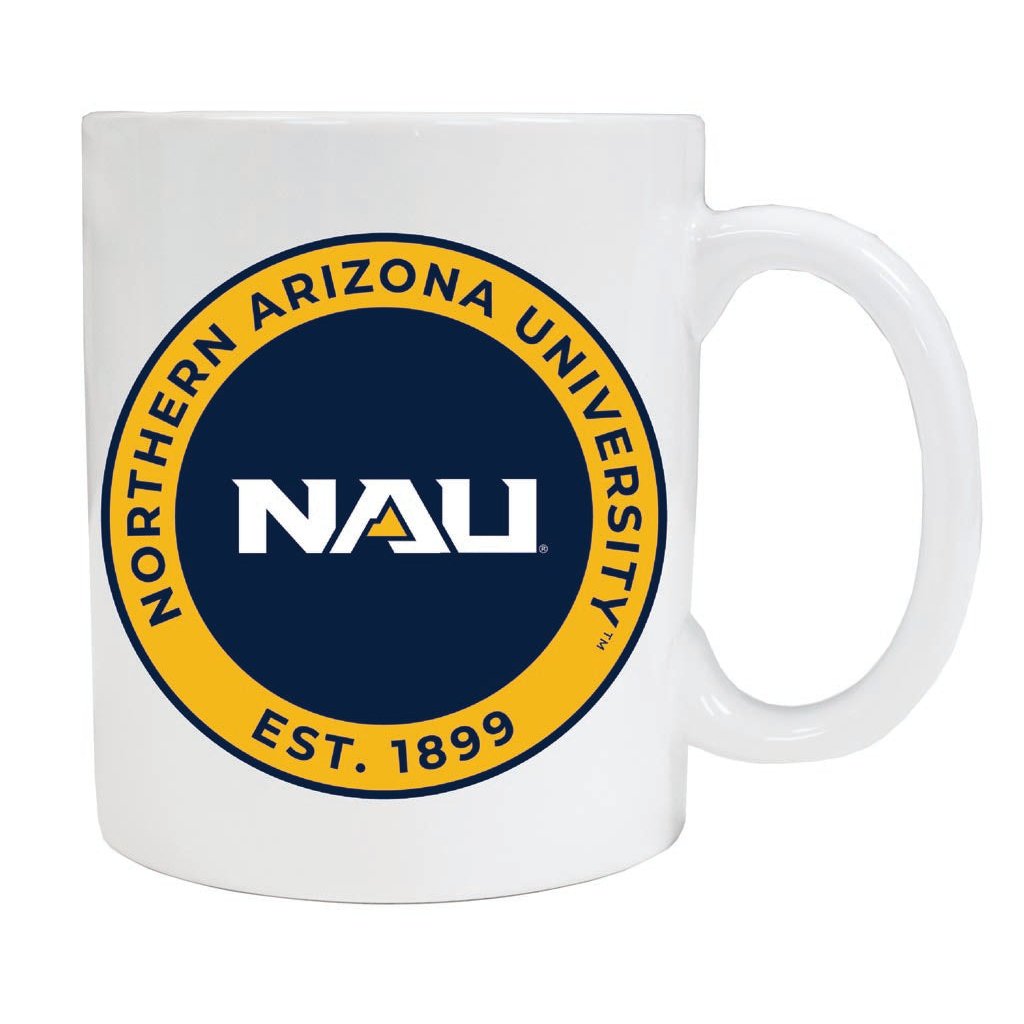 Northern Arizona University 12 oz Ceramic Coffee Mug Circle Design Officially Licensed Collegiate Product Image 1