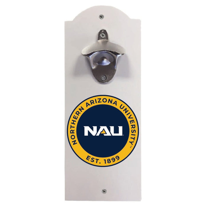 Northern Arizona University Wall Mounted Bottle Opener Officially Licensed Collegiate Product Image 1