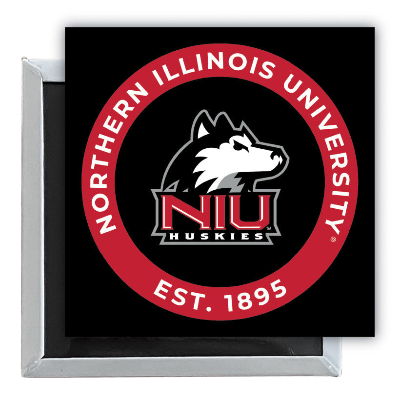 Northern Illinois Huskies 2.5"x 2.5" Fridge Magnet Officially Licensed Collegiate Product Image 1