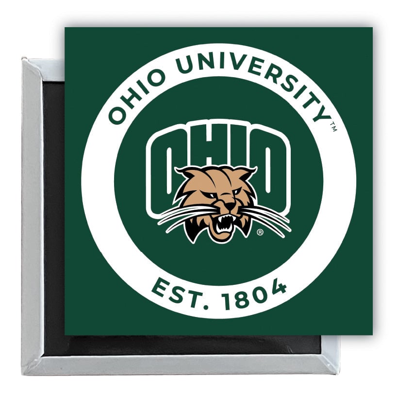 Ohio University 2.5"x 2.5" Fridge Magnet Officially Licensed Collegiate Product Image 1