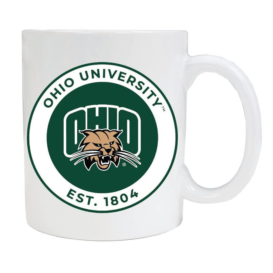 Ohio University 12 oz Ceramic Coffee Mug Circle Design Officially Licensed Collegiate Product Image 1