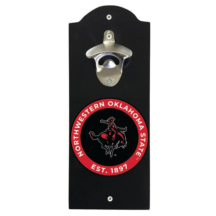 Northwestern Oklahoma State University Wall Mounted Bottle Opener Officially Licensed Collegiate Product Image 2