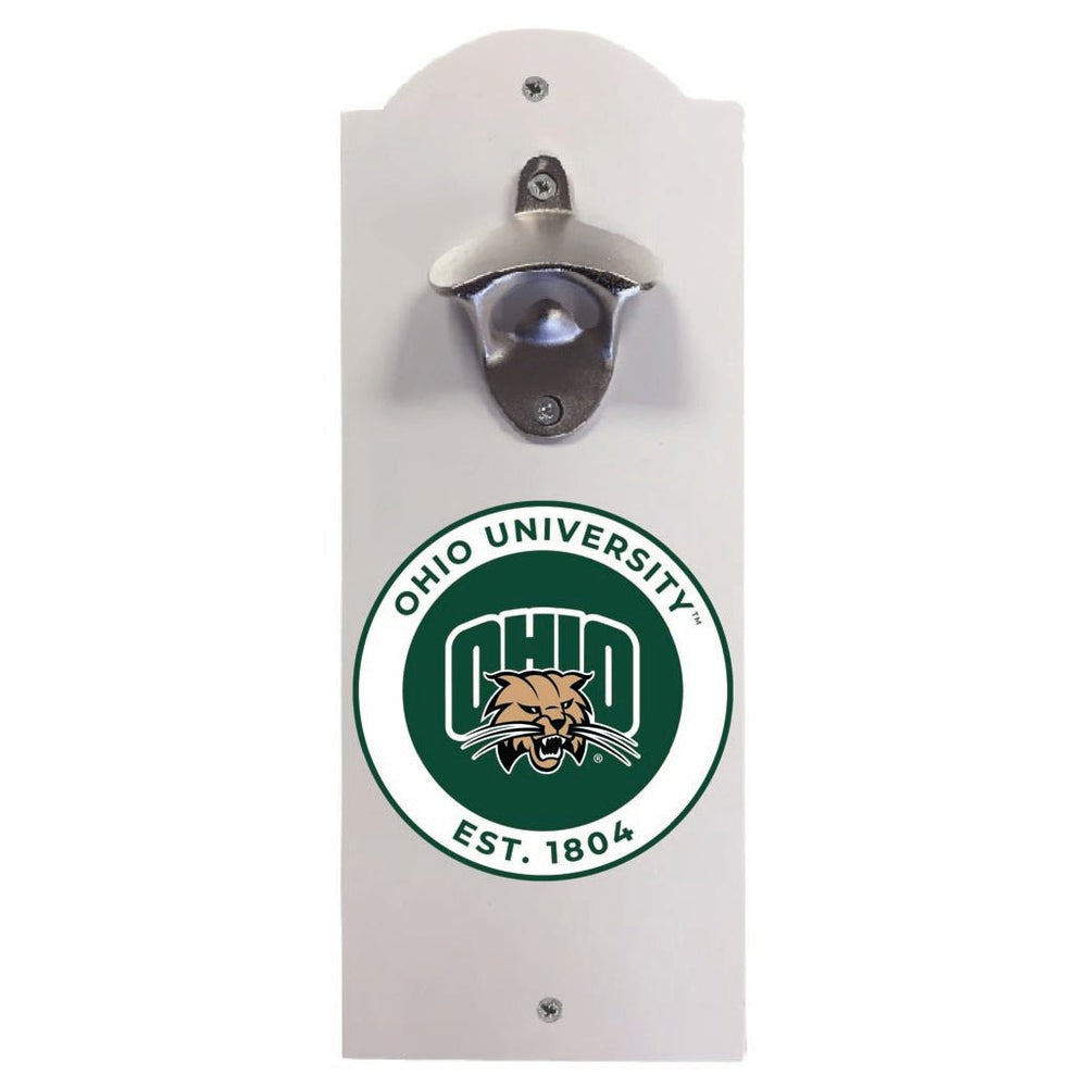 Ohio University Wall Mounted Bottle Opener Officially Licensed Collegiate Product Image 2