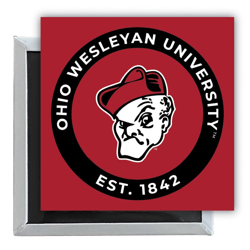 Ohio Wesleyan University 2.5"x 2.5" Fridge Magnet Officially Licensed Collegiate Product Image 1