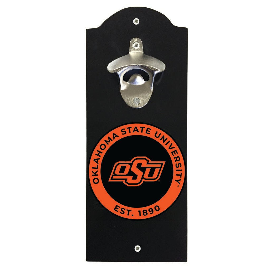 Oklahoma State Cowboys Wall Mounted Bottle Opener Officially Licensed Collegiate Product Image 2