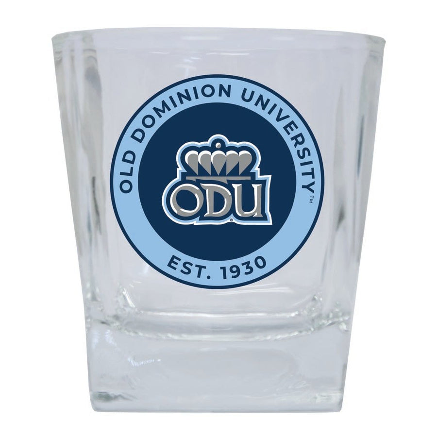 Old Dominion Monarchs 10 oz Whiskey Rocks Glass Circle Design Officially Licensed Collegiate Product Image 1