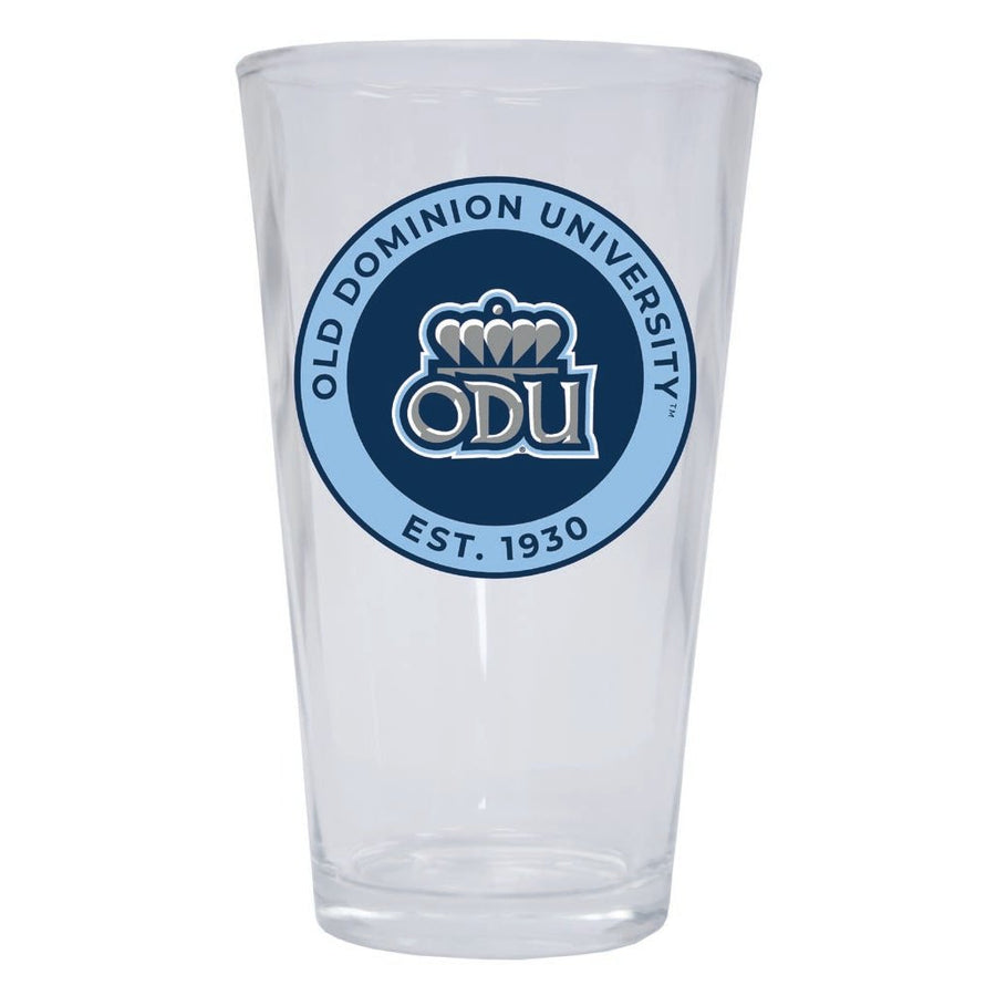 Old Dominion Monarchs 16 oz Pint Glass Circle Design Officially Licensed Collegiate Product Image 1