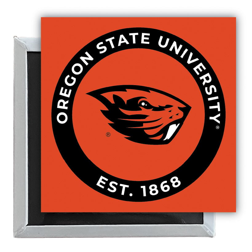 Oregon State Beavers 2.5"x 2.5" Fridge Magnet Officially Licensed Collegiate Product Image 1