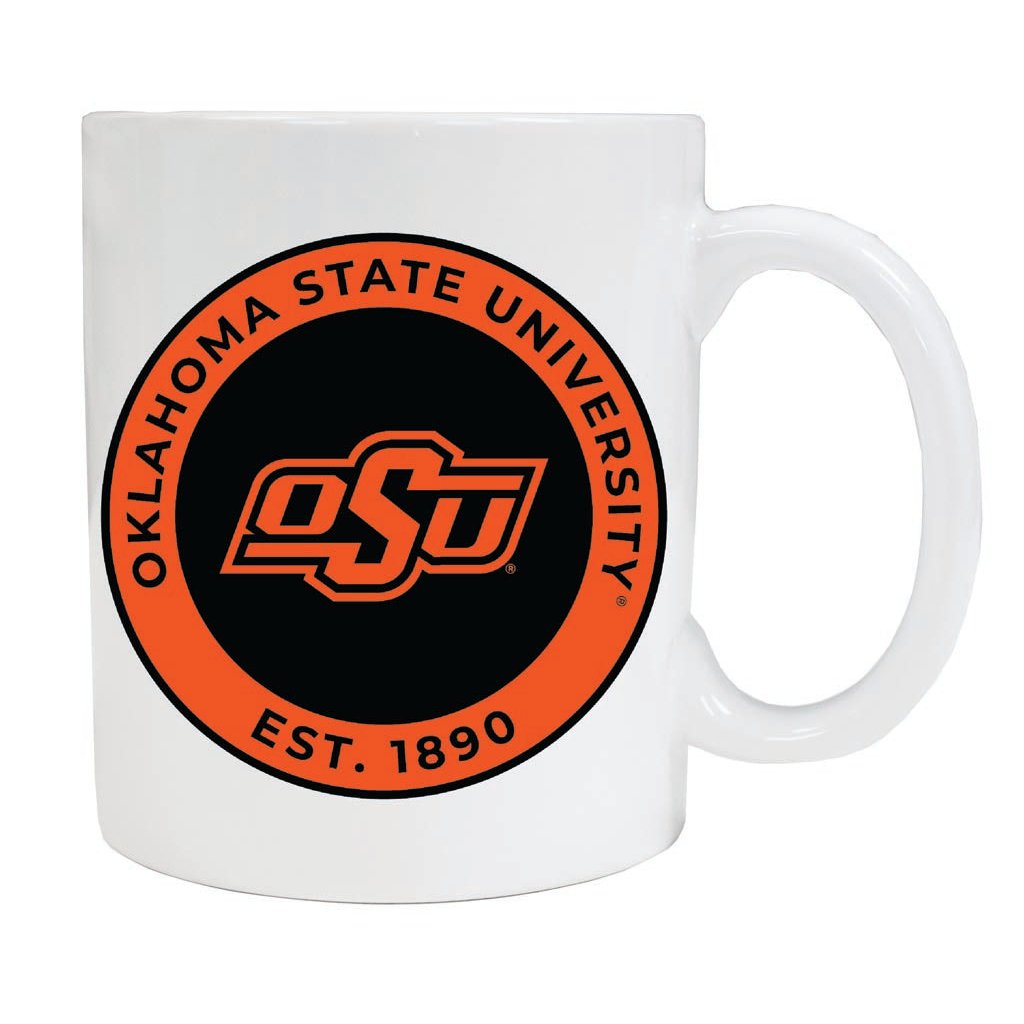 Oklahoma State Cowboys 12 oz Ceramic Coffee Mug Circle Design Officially Licensed Collegiate Product Image 2