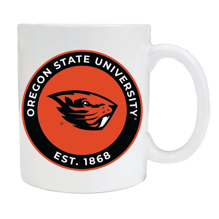 Oregon State Beavers 12 oz Ceramic Coffee Mug Circle Design Officially Licensed Collegiate Product Image 1