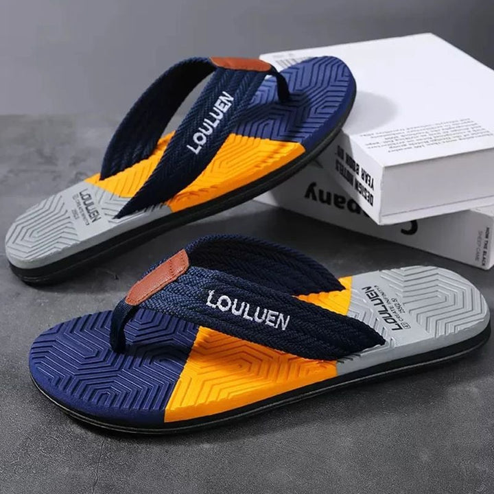 Mens Summer Beach Flip Flops Breathable Casual Outdoor Slippers Image 6