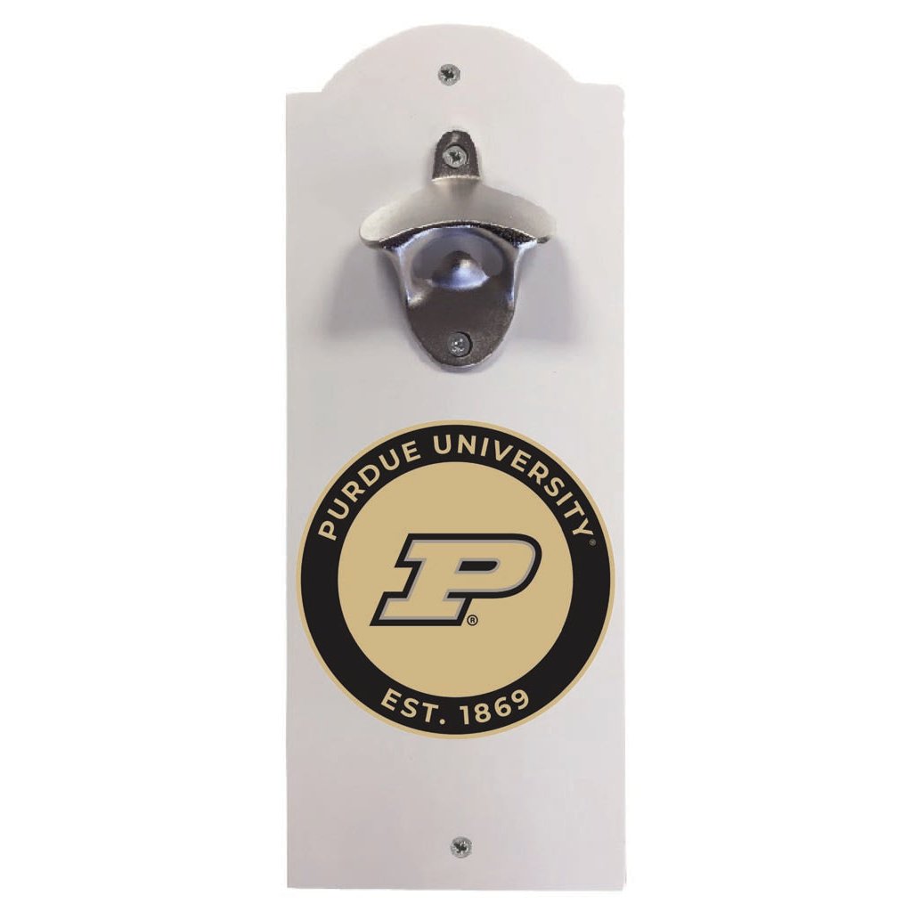 Purdue Boilermakers Wall Mounted Bottle Opener Officially Licensed Collegiate Product Image 2