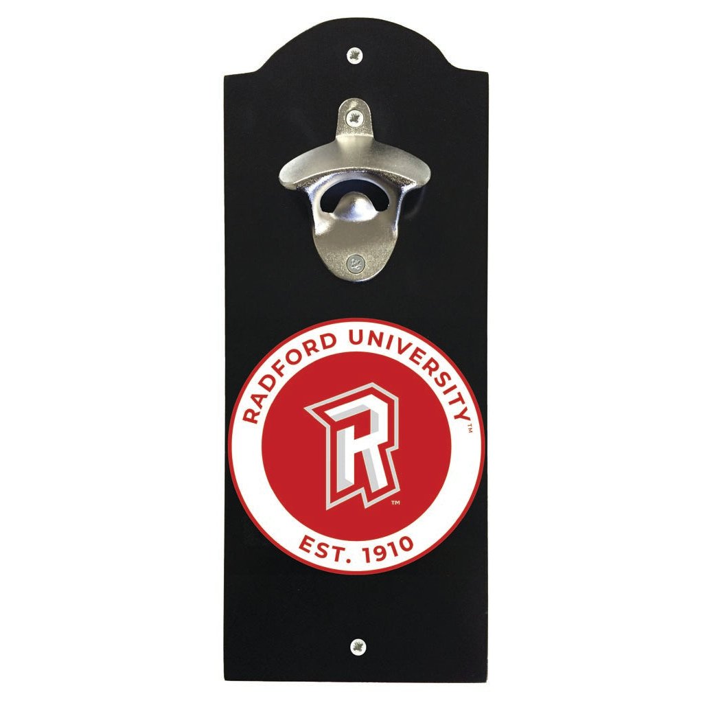 Radford University Highlanders Wall Mounted Bottle Opener Officially Licensed Collegiate Product Image 2