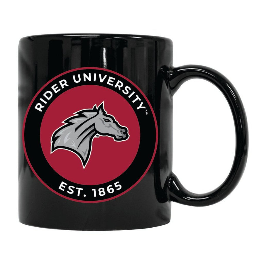 Rider University Broncs 12 oz Ceramic Coffee Mug Circle Design Officially Licensed Collegiate Product Image 1