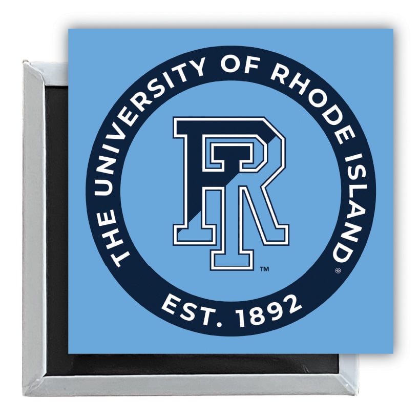 Rhode Island University 2.5"x 2.5" Fridge Magnet Officially Licensed Collegiate Product Image 1