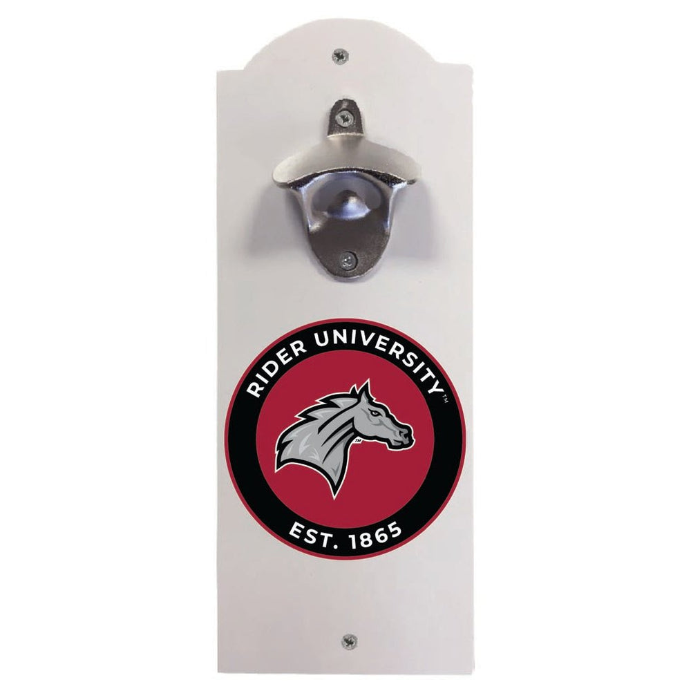 Rider University Broncs Wall Mounted Bottle Opener Officially Licensed Collegiate Product Image 2