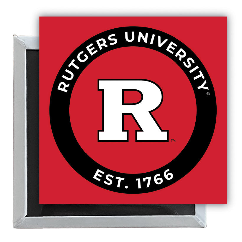 Rutgers Scarlet Knights 2.5"x 2.5" Fridge Magnet Officially Licensed Collegiate Product Image 1