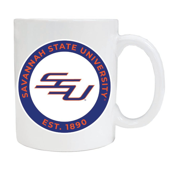 Savannah State University 12 oz Ceramic Coffee Mug Circle Design Officially Licensed Collegiate Product Image 1