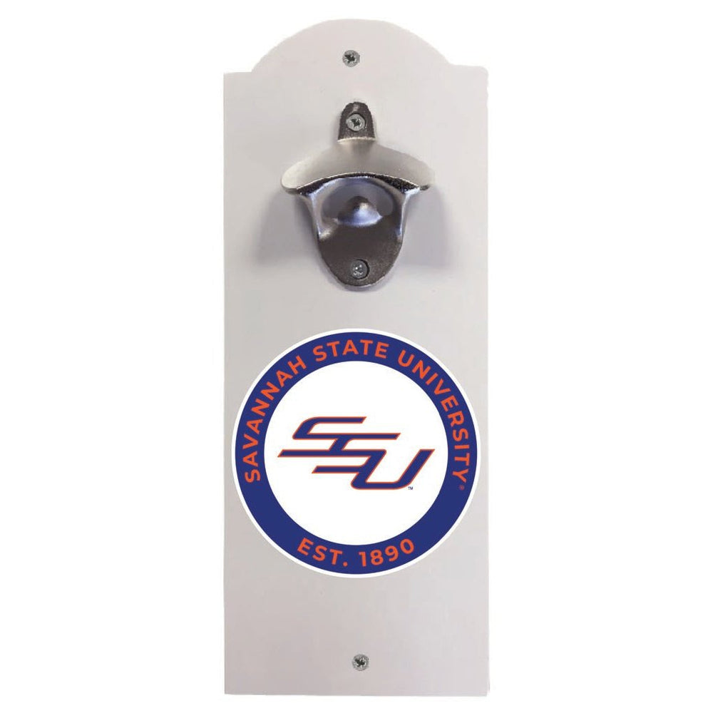 Savannah State University Wall Mounted Bottle Opener Officially Licensed Collegiate Product Image 2