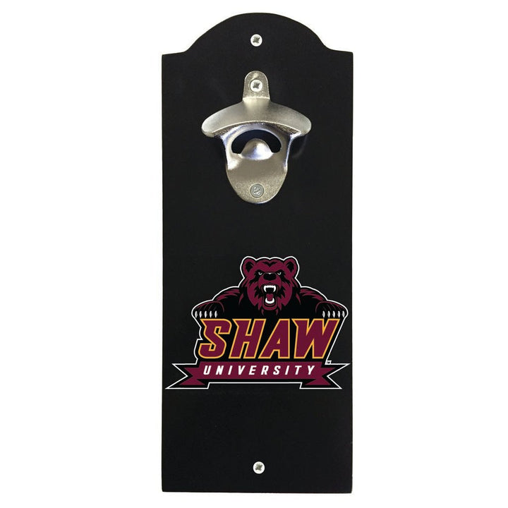 Shaw University Bears Wall Mounted Bottle Opener Officially Licensed Collegiate Product Image 2