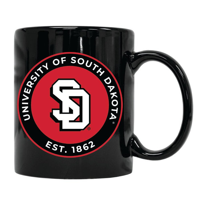 South Dakota Coyotes 12 oz Ceramic Coffee Mug Circle Design Officially Licensed Collegiate Product Image 2