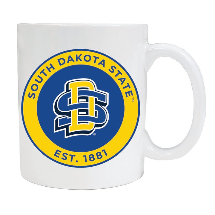 South Dakota State Jackrabbits 12 oz Ceramic Coffee Mug Circle Design Officially Licensed Collegiate Product Image 2