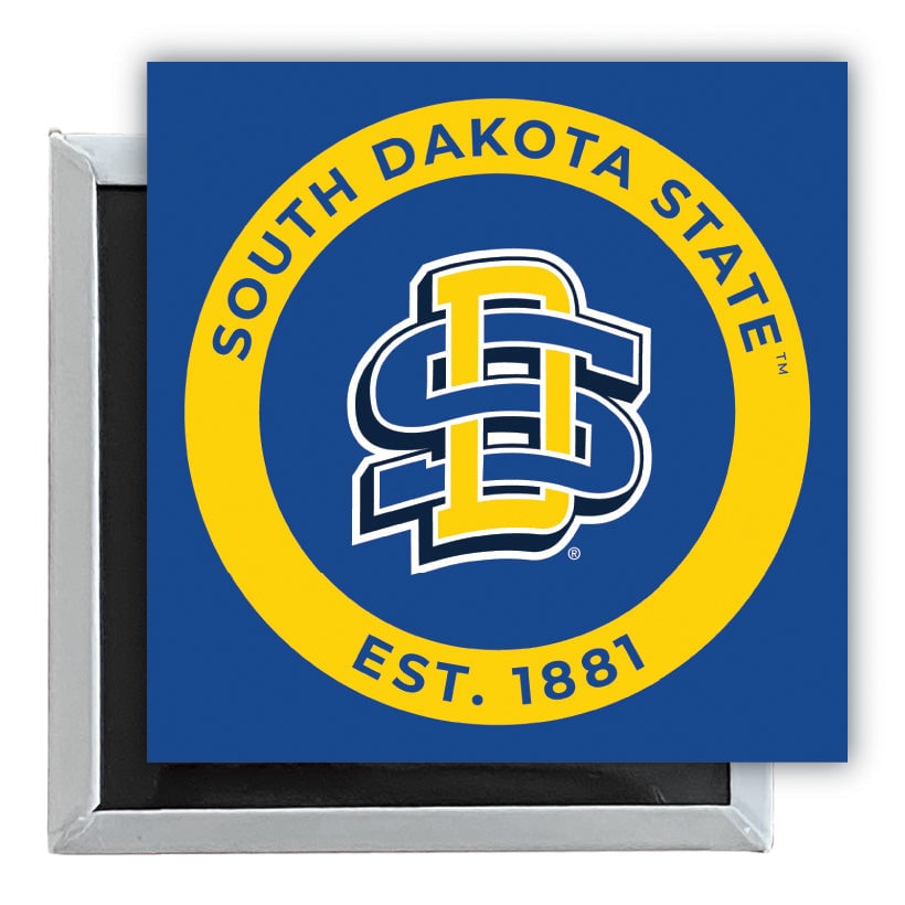 South Dakota State Jackrabbits 2.5"x 2.5" Fridge Magnet Officially Licensed Collegiate Product Image 1