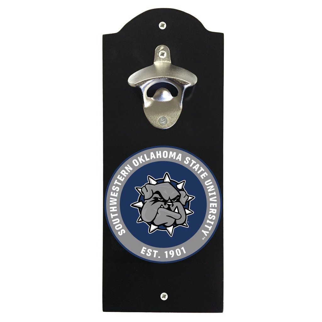 Southwestern Oklahoma State University Wall Mounted Bottle Opener Officially Licensed Collegiate Product Image 2