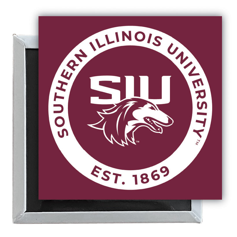 Southern Illinois Salukis 2.5"x 2.5" Fridge Magnet Officially Licensed Collegiate Product Image 1