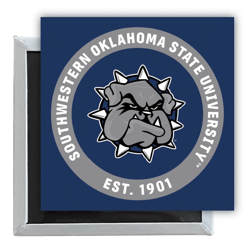 Southwestern Oklahoma State University 2.5"x 2.5" Fridge Magnet Officially Licensed Collegiate Product Image 1