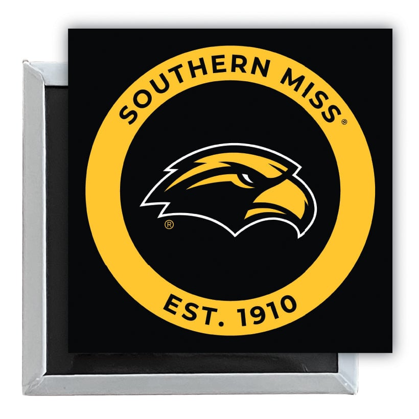 Southern Mississippi Golden Eagles 2.5"x 2.5" Fridge Magnet Officially Licensed Collegiate Product Image 1