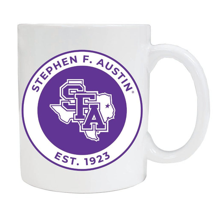 Stephen F. Austin State University 12 oz Ceramic Coffee Mug Circle Design Officially Licensed Collegiate Product Image 1