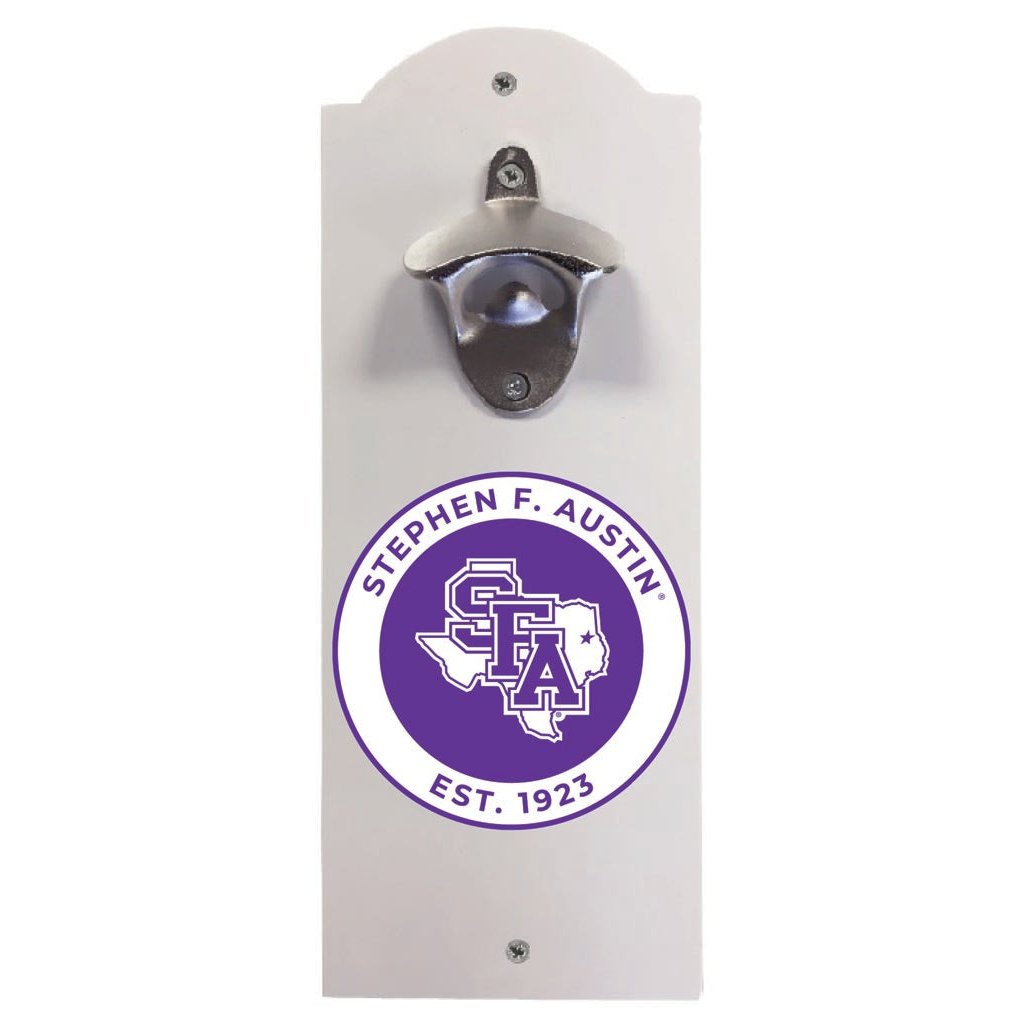 Stephen F. Austin State University Wall Mounted Bottle Opener Officially Licensed Collegiate Product Image 2