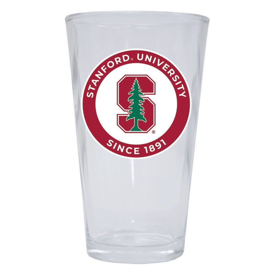 Stanford University 16 oz Pint Glass Circle Design Officially Licensed Collegiate Product Image 1