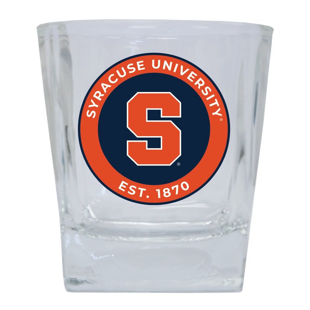 Syracuse Orange 10 oz Whiskey Rocks Glass Circle Design Officially Licensed Collegiate Product Image 1