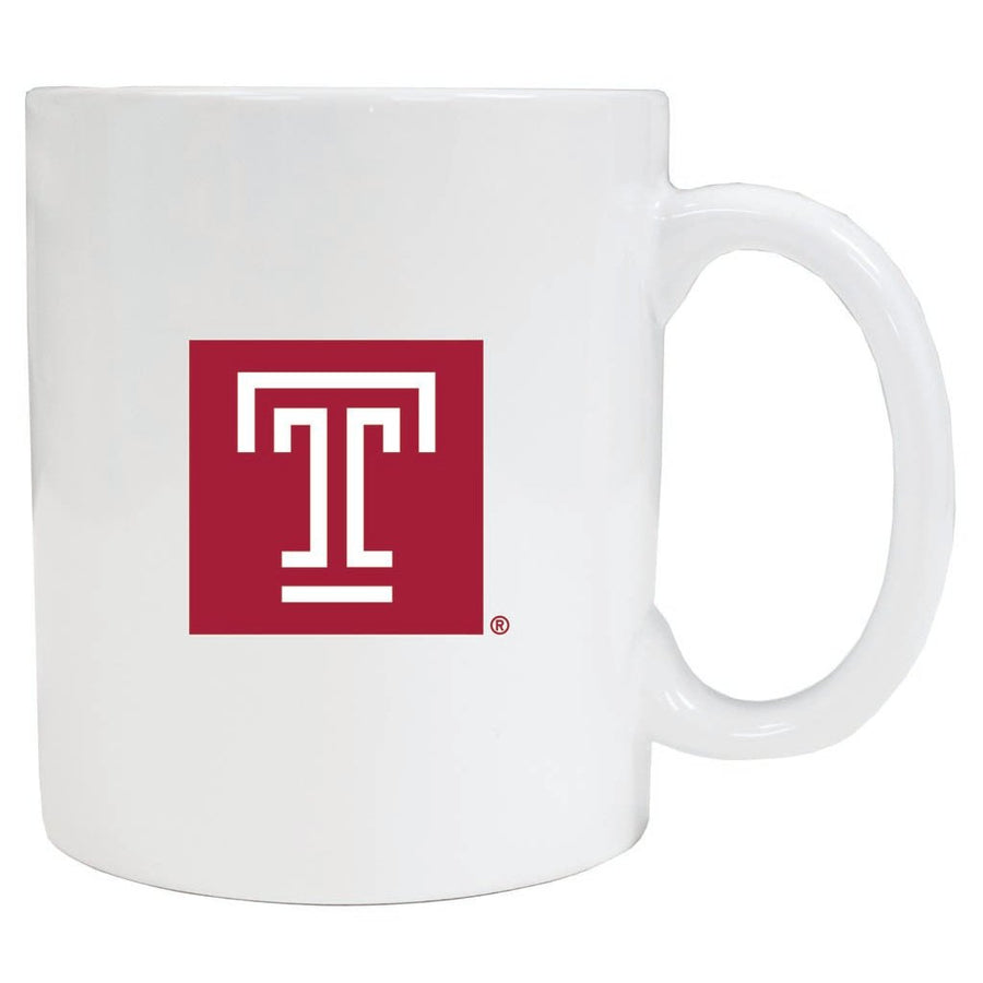 Temple University 12 oz Ceramic Coffee Mug Circle Design Officially Licensed Collegiate Product Image 1