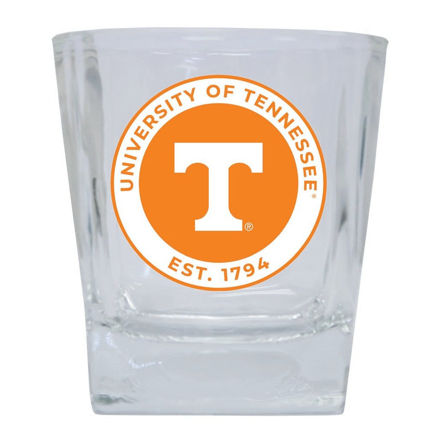 Tennessee Knoxville Volunteers 10 oz Whiskey Rocks Glass Circle Design Officially Licensed Collegiate Product Image 1