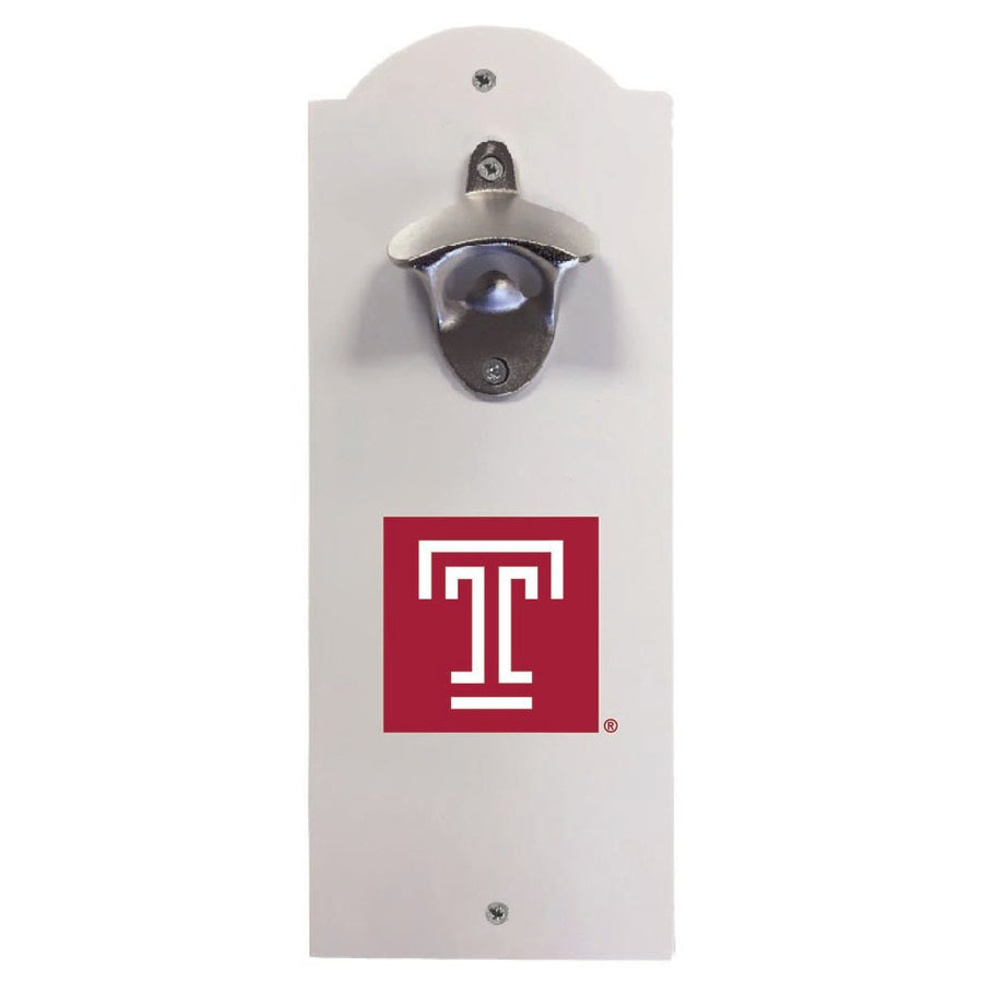 Temple University Wall Mounted Bottle Opener Officially Licensed Collegiate Product Image 1