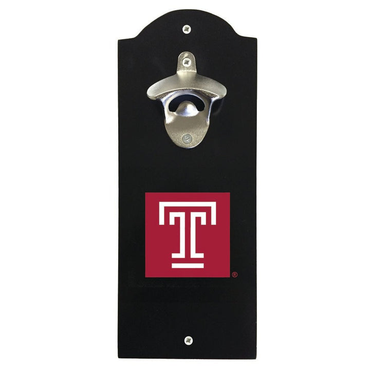 Temple University Wall Mounted Bottle Opener Officially Licensed Collegiate Product Image 1