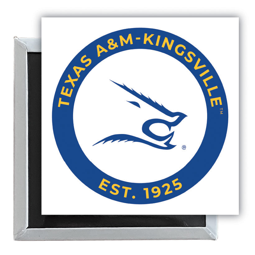 Texas AandM Kingsville Javelinas 2.5"x 2.5" Fridge Magnet Officially Licensed Collegiate Product Image 1