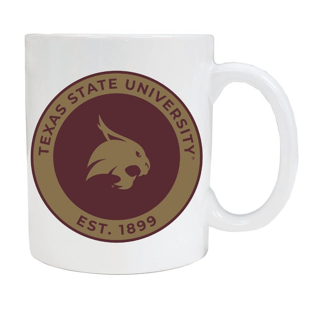 Texas State Bobcats 12 oz Ceramic Coffee Mug Circle Design Officially Licensed Collegiate Product Image 2