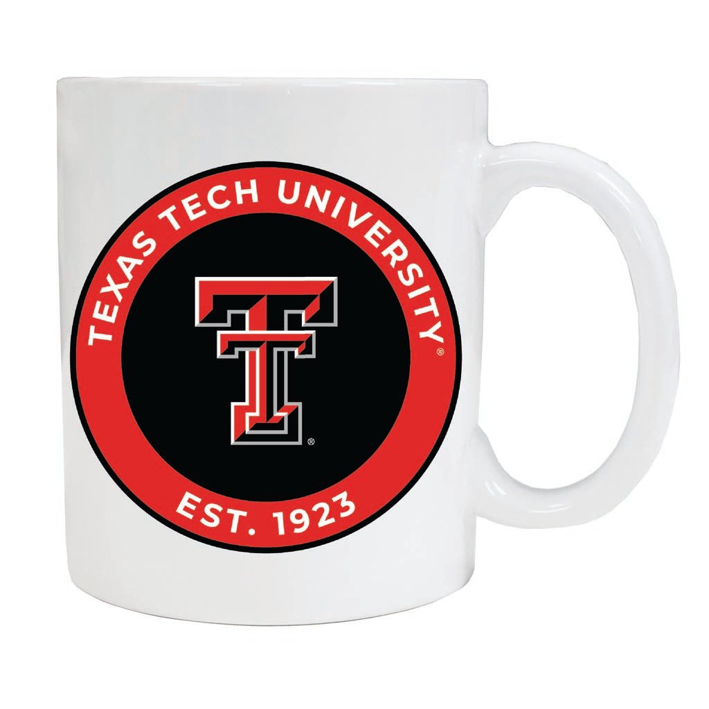 Texas Tech Red Raiders 12 oz Ceramic Coffee Mug Circle Design Officially Licensed Collegiate Product Image 2