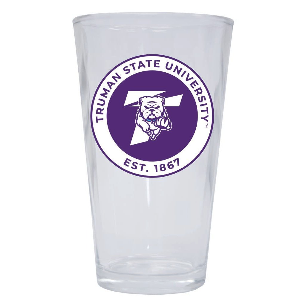 Truman State University 16 oz Pint Glass Circle Design Officially Licensed Collegiate Product Image 1