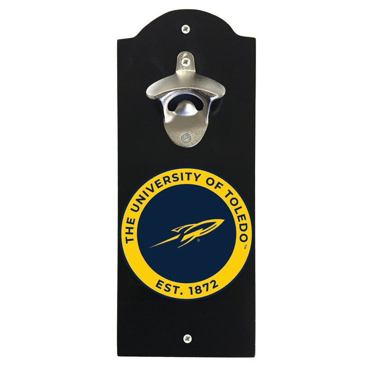 Toledo Rockets Wall Mounted Bottle Opener Officially Licensed Collegiate Product Image 2