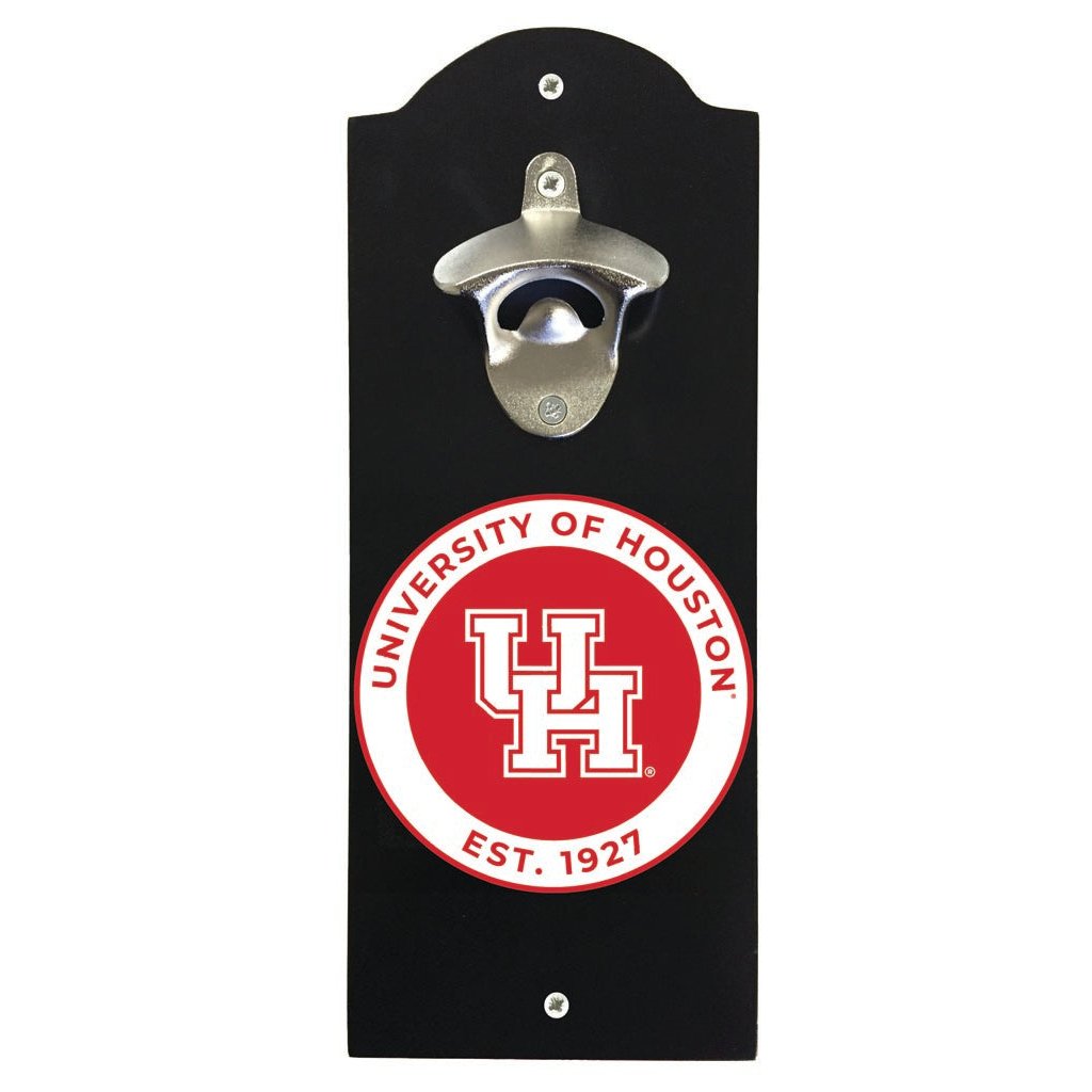 University of Houston Wall Mounted Bottle Opener Officially Licensed Collegiate Product Image 1